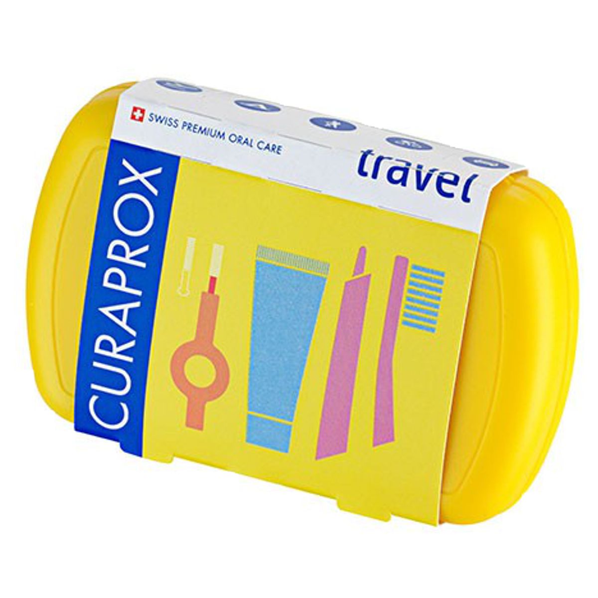 Curaprox Travel Set gelb Curaprox Travel Set gelb