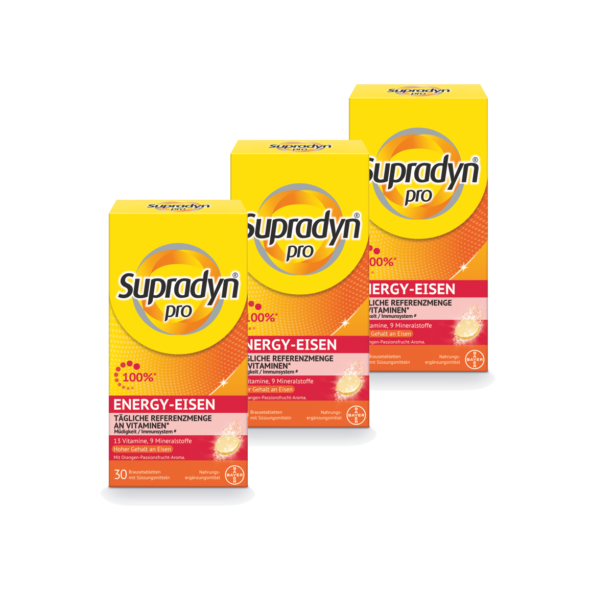 Supradyn Energy Eisen Brausetabletten 3x 30 Stück Supradyn Energy Eisen Brausetabletten 3x 30 Stück