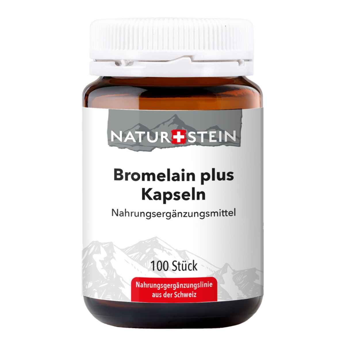 Pierre naturelle Bromélaïne plus gélules 100 pièces Pierre naturelle Bromélaïne plus gélules 100 pièces
