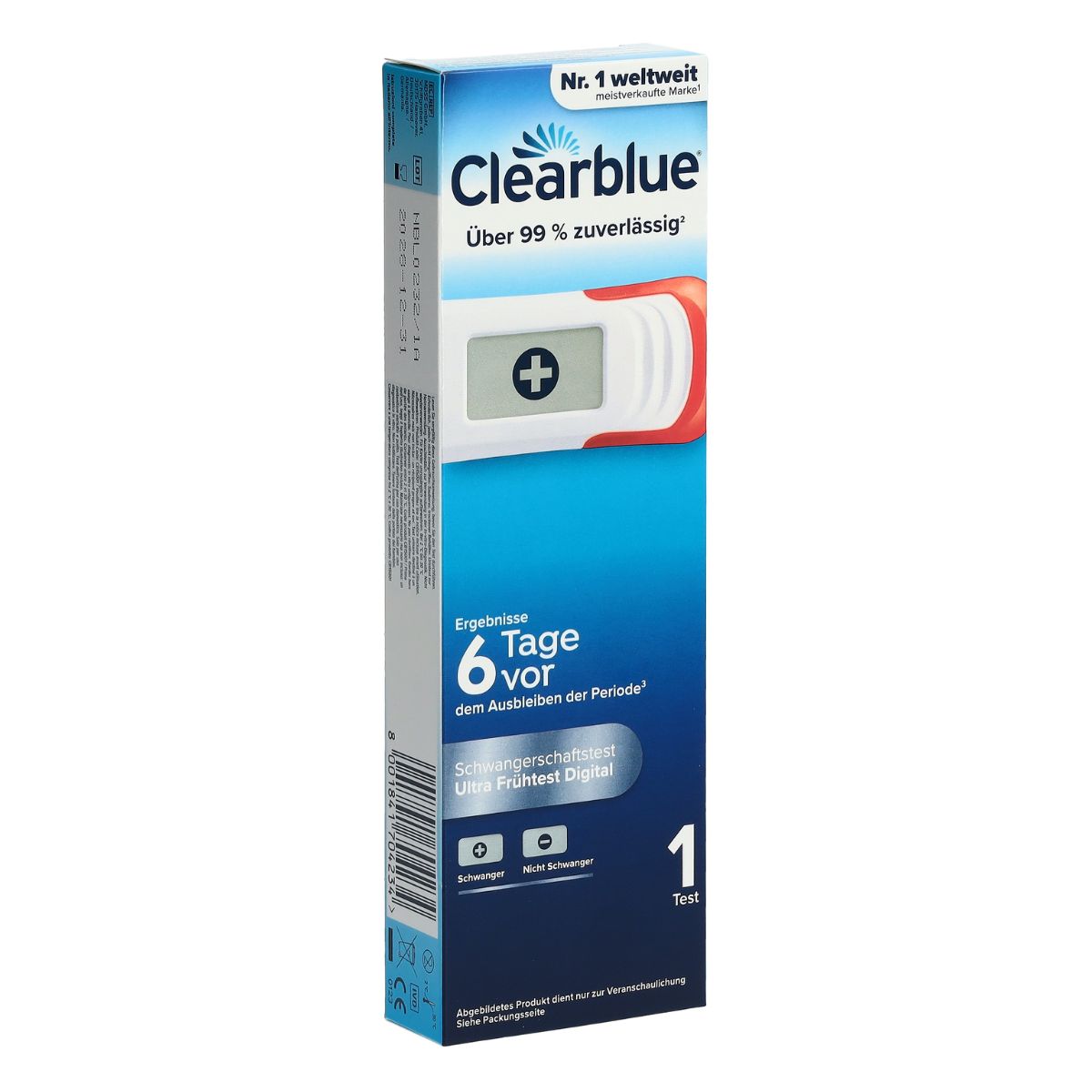 Clearblue Digital Schwangerschaftstest Ultra Frühstest 1 Stück