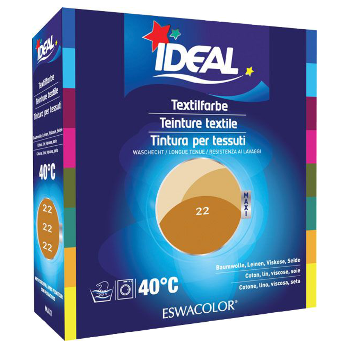 IDEAL MAXI Baumwolle Color No22 gold