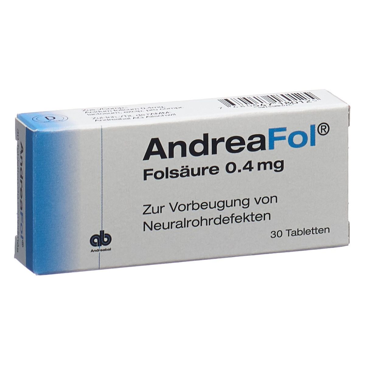 AndreaFol Tabletten 0.4 mg 30 Stück