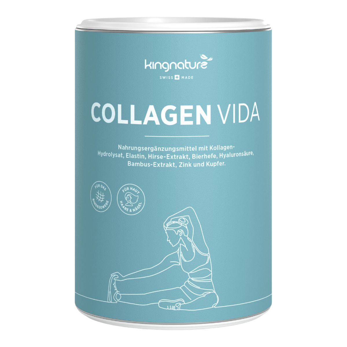 Kingnature Collagen Vida Pulver 326 g