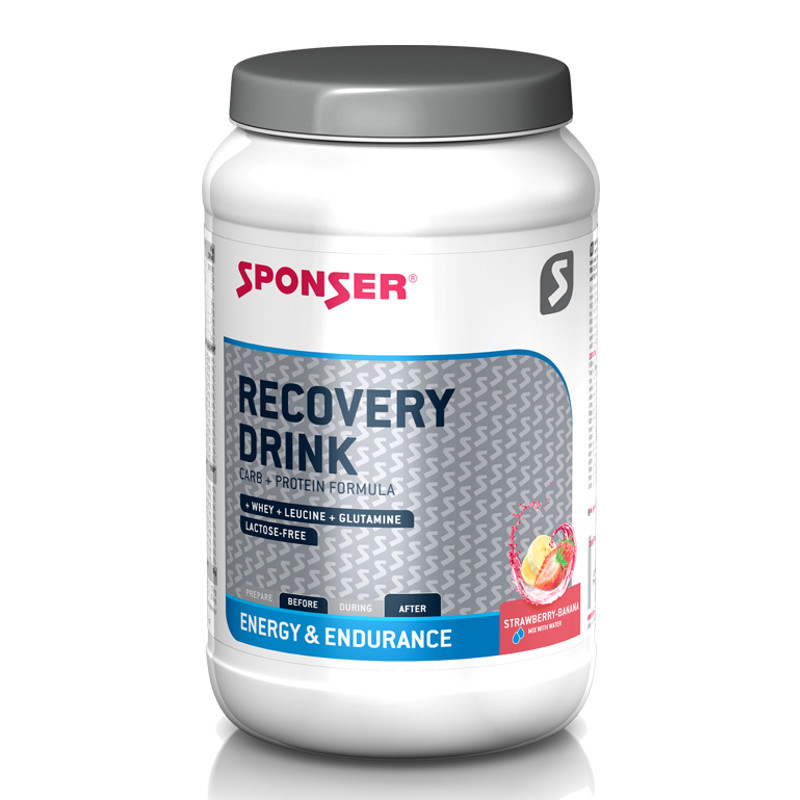 Sponser Recovery Drink Strawberry Banana Dose 1.2 kg Sponser Recovery Drink Strawberry Banana Dose 1.2 kg