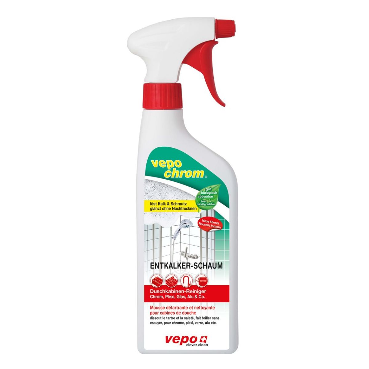 Vepochrom Entkalker-Schaum Vapo 360° 500 ml mit Sprühkopf