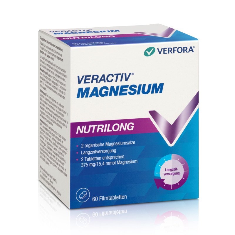 Veractiv Magnesium Nutrilong Tabletten 60 Stück Veractiv Magnesium Nutrilong Tabletten 60 Stück
