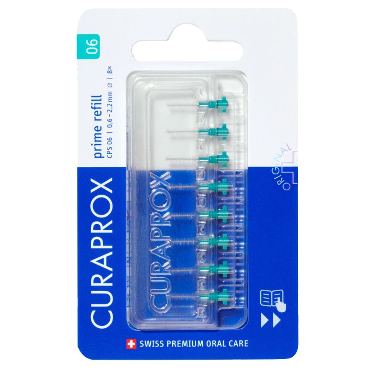 Curaprox CPS 06 refill Interdentalbürsten 8 Stück