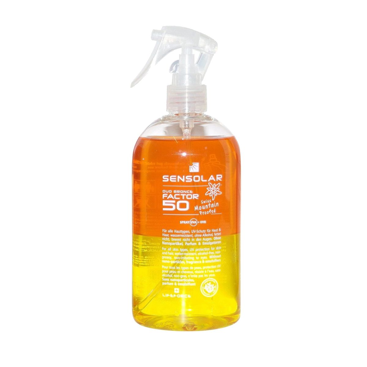 Sensolar Sonnenspray ohne Emulgator LSF 50 400 ml Sensolar Sonnenspray ohne Emulgator LSF 50 400 ml
