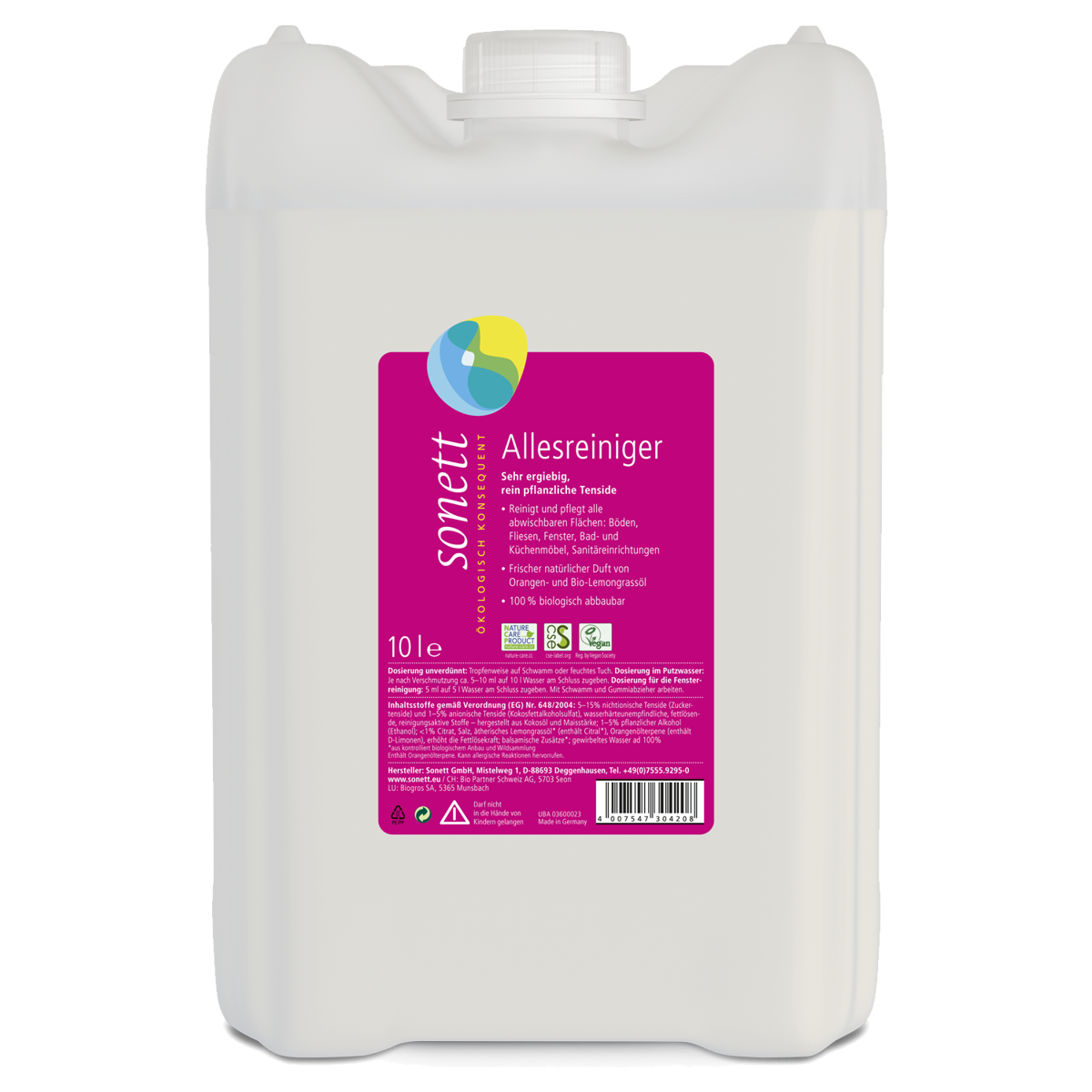 Sonett Allesreiniger Kanister 10 Liter