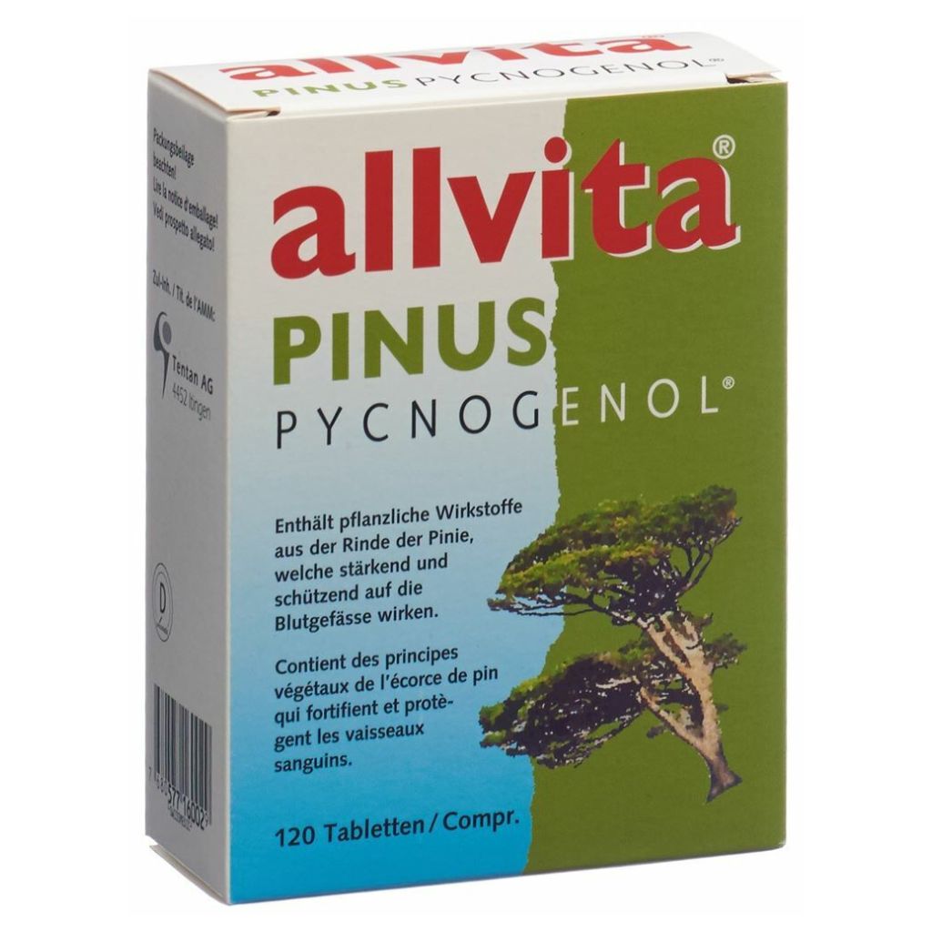 ALLVITA Pinus Pycnogenol Tabletten 120 Stück ALLVITA Pinus Pycnogenol Tabletten 120 Stück