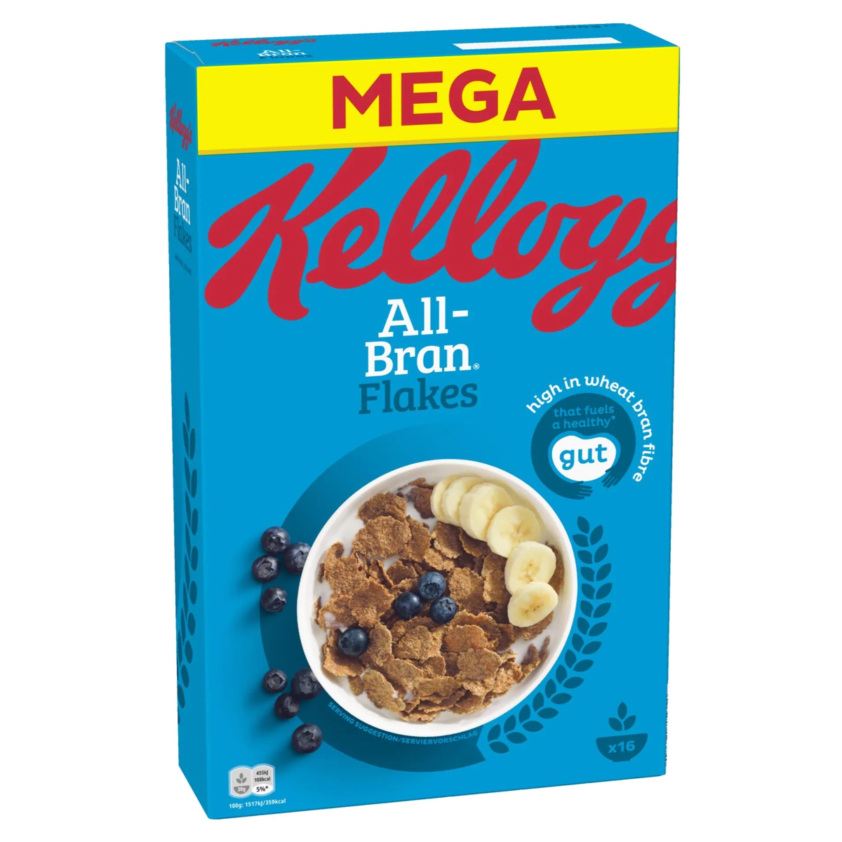 Kellogg's All-Bran knusprige Getreideflakes