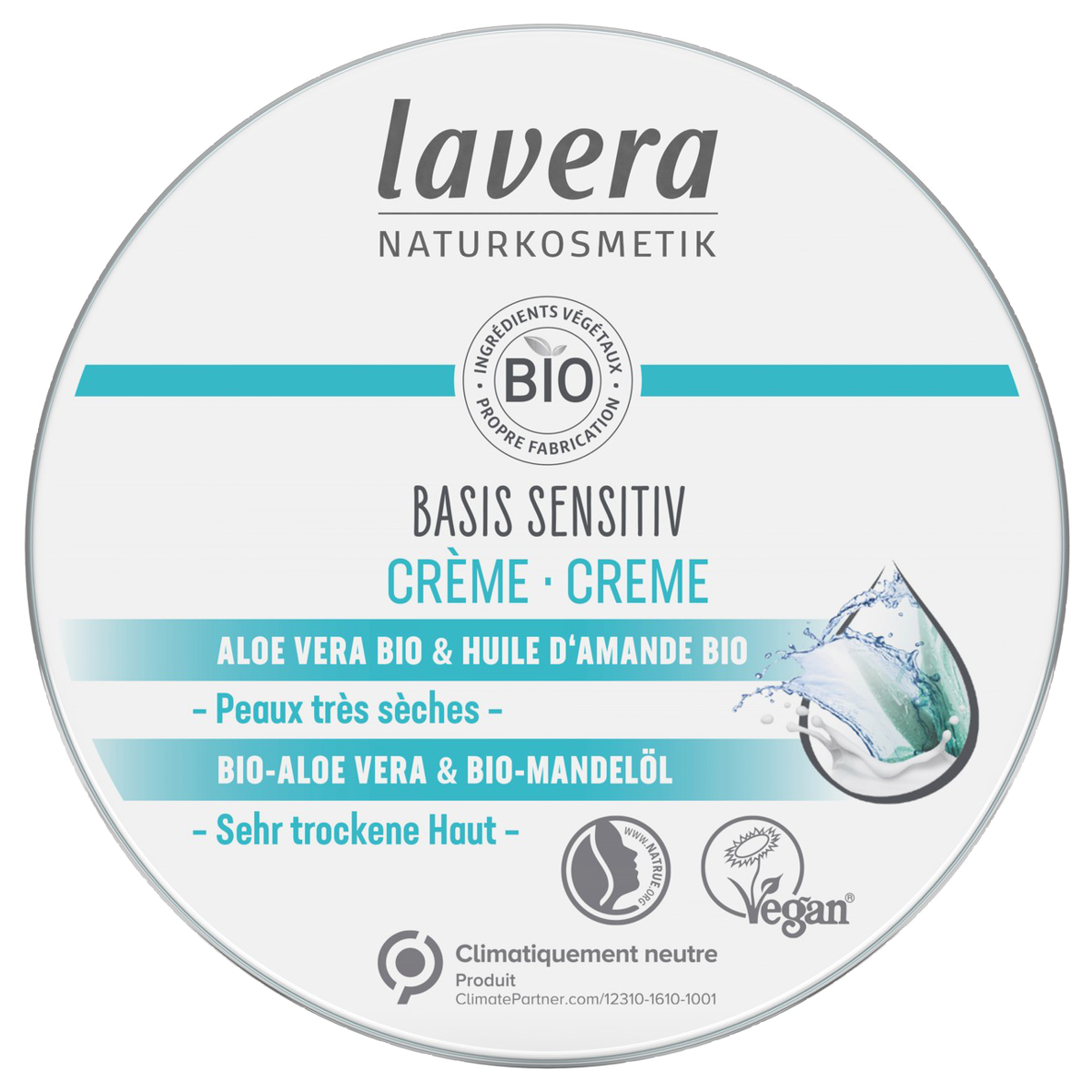 Lavera Basis Sensitiv Creme All-Round Aloe Vera & Mandel 150 ml Lavera Basis Sensitiv Creme All-Round Aloe Vera & Mandel 150 ml