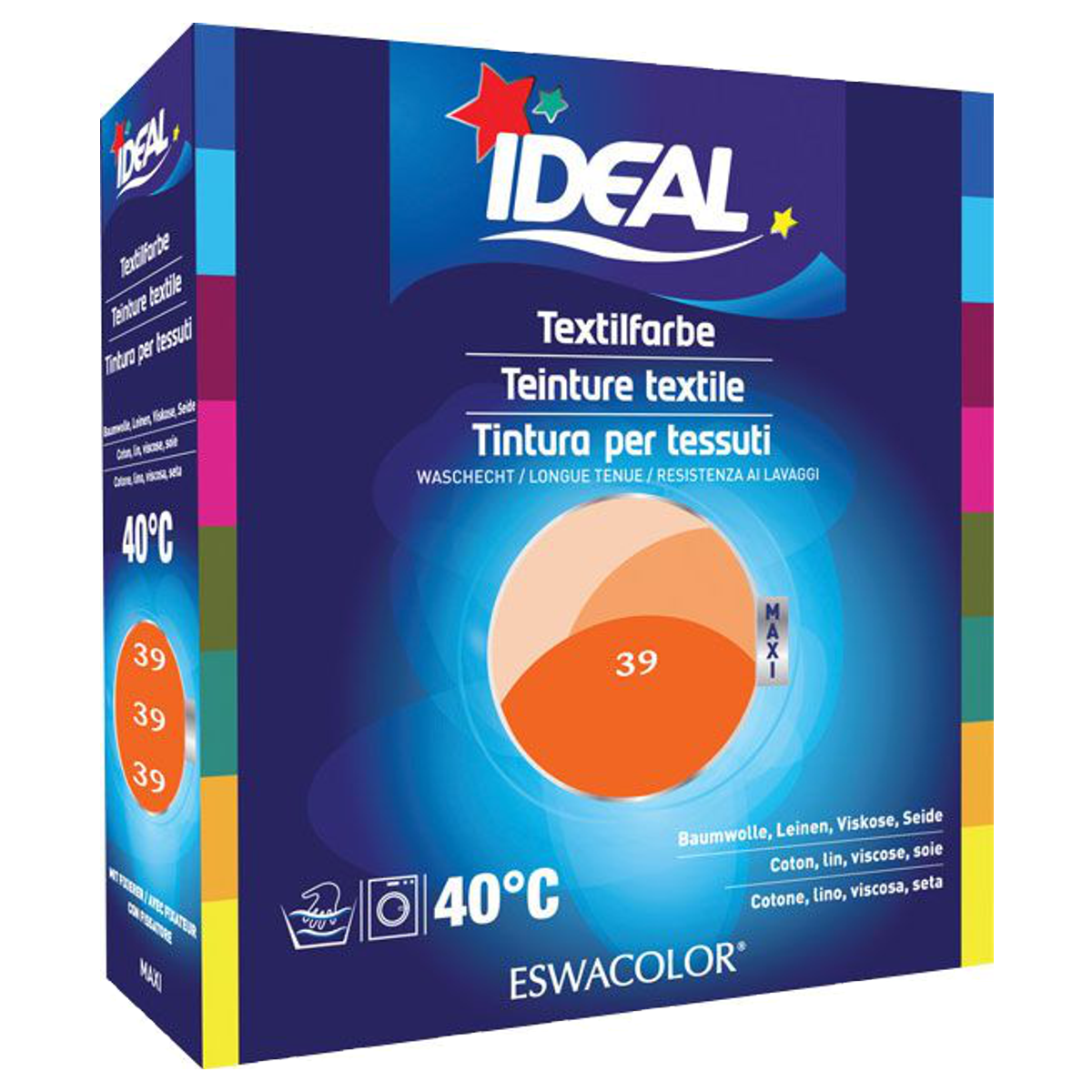 IDEAL MAXI Baumwolle Color No39 orange