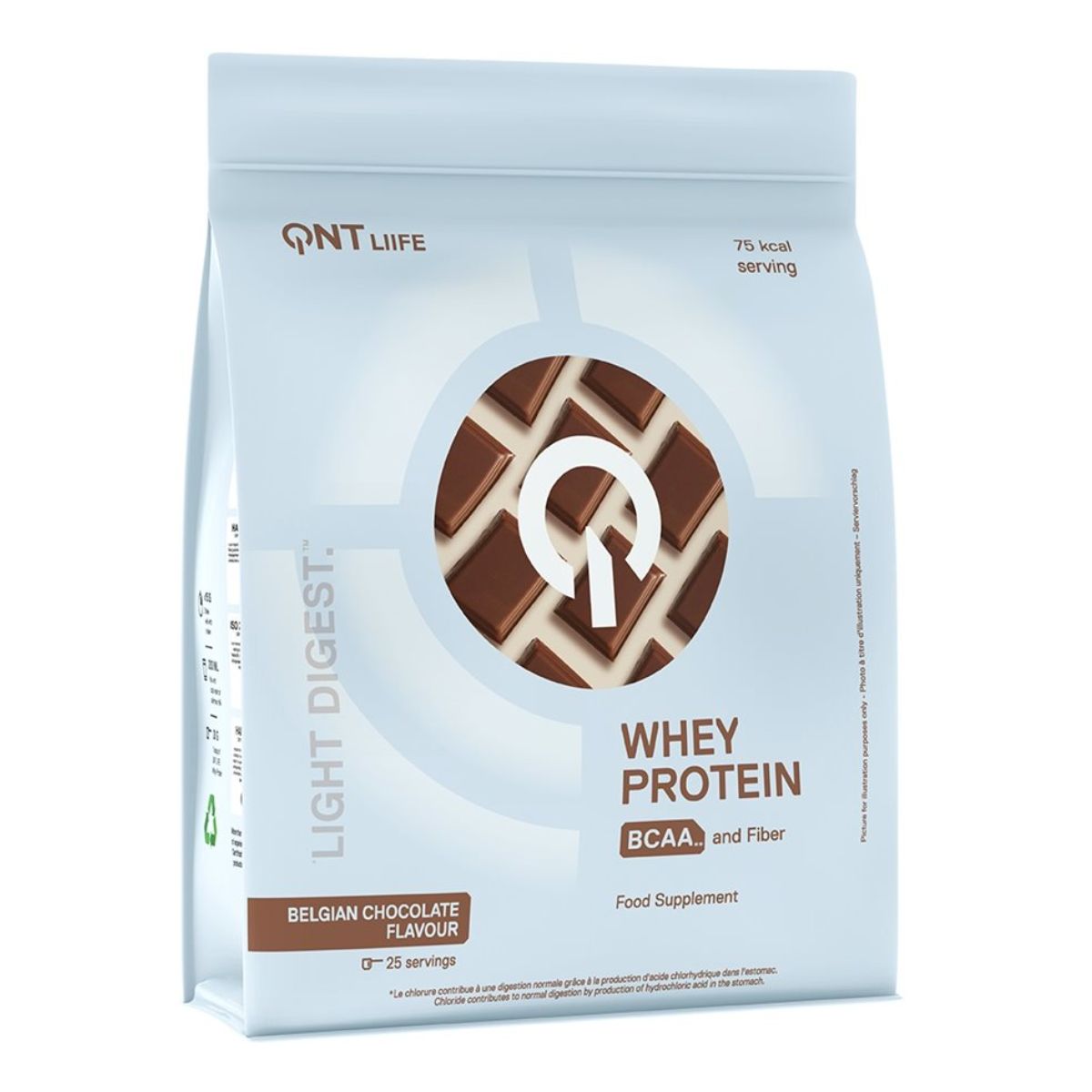 QNT Light Digest Whey Protein 500 g Belgian Choco