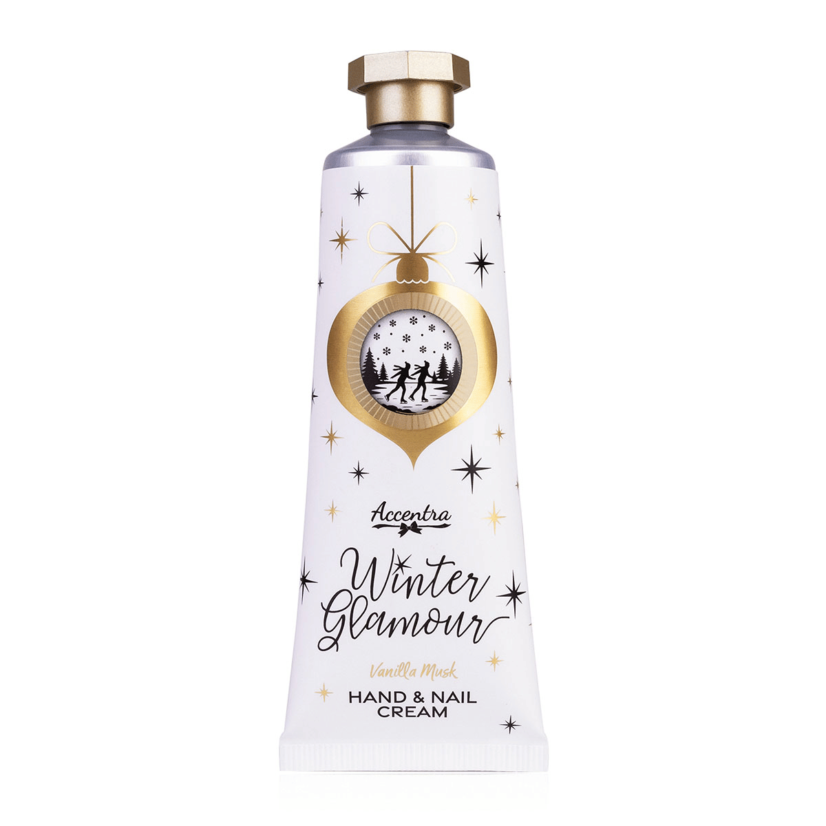 ACCENTRA Crème pour les mains et les ongles Winter Glamour blanche 60 ml