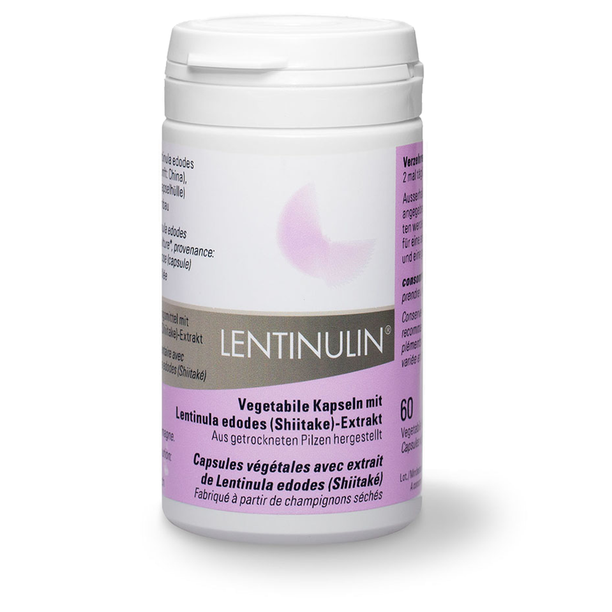 Lentinulin Vital Pilzextrakt Kapseln 60 Stück