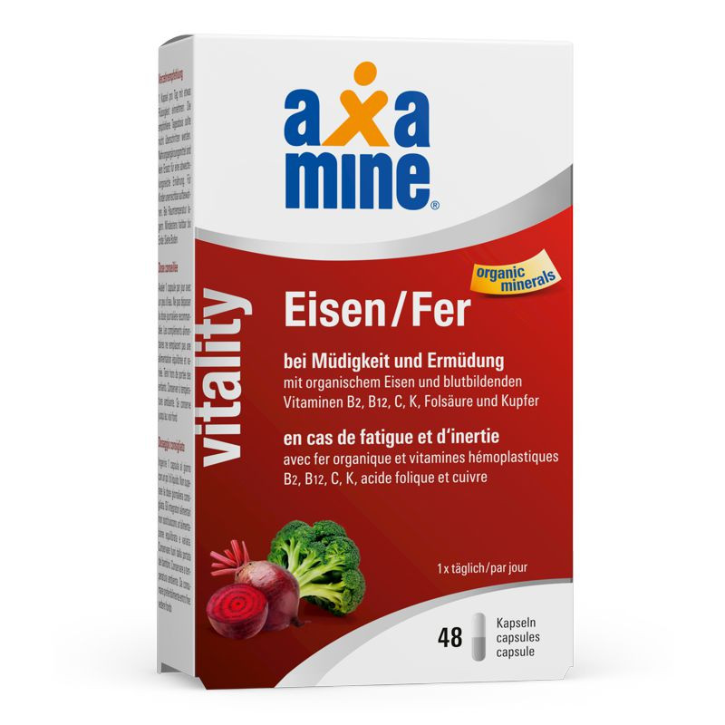 Axamine Eisen Kapseln 48 Stück Axamine Eisen Kapseln 48 Stück