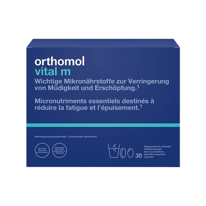 Orthomol Vital m Granulat Beutel + Tabletten + Kapseln je 30 Stück