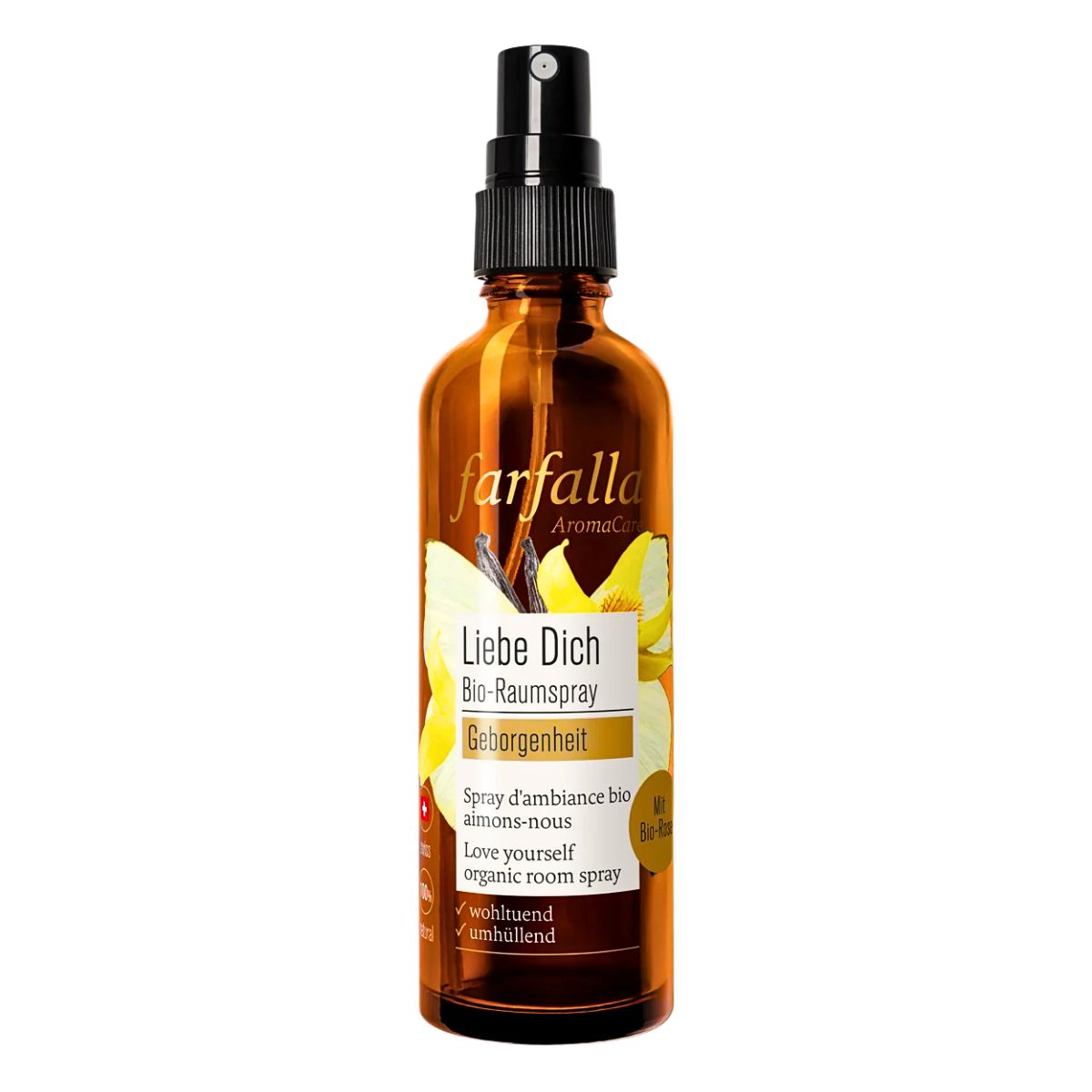 FARFALLA Bio-Raumspray Geborgenheit 75 ml