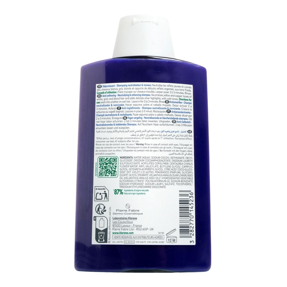 Klorane Kornblumen Bio Shampoo 200 ml