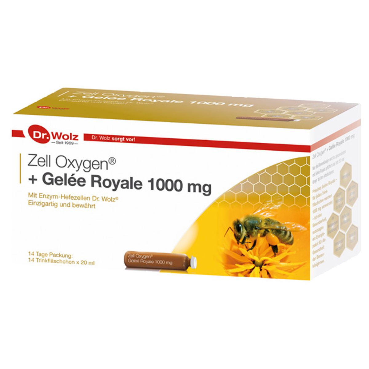 Dr. Wolz Zell Oxygen + Gelée Royal 1000 mg Ampullen 14 Stück