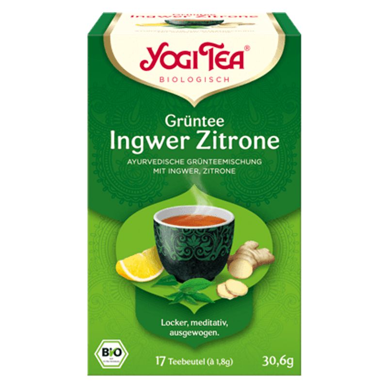 Yogi Tea Grüntee Ingwer Zitrone 17 Beutel
