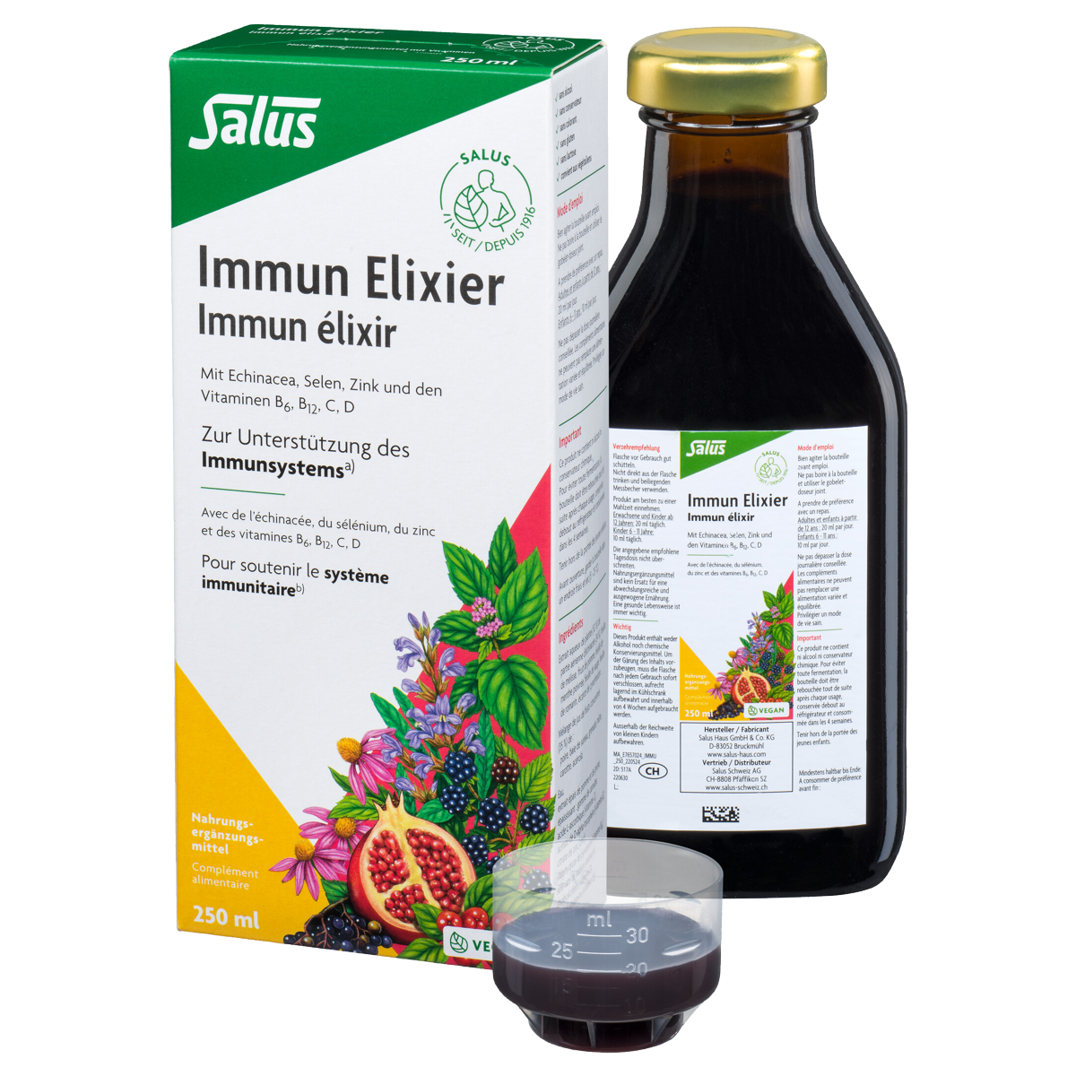 Salus Immun Elixier mit Echinacea Flasche 250 ml Salus Immun Elixier mit Echinacea Flasche 250 ml
