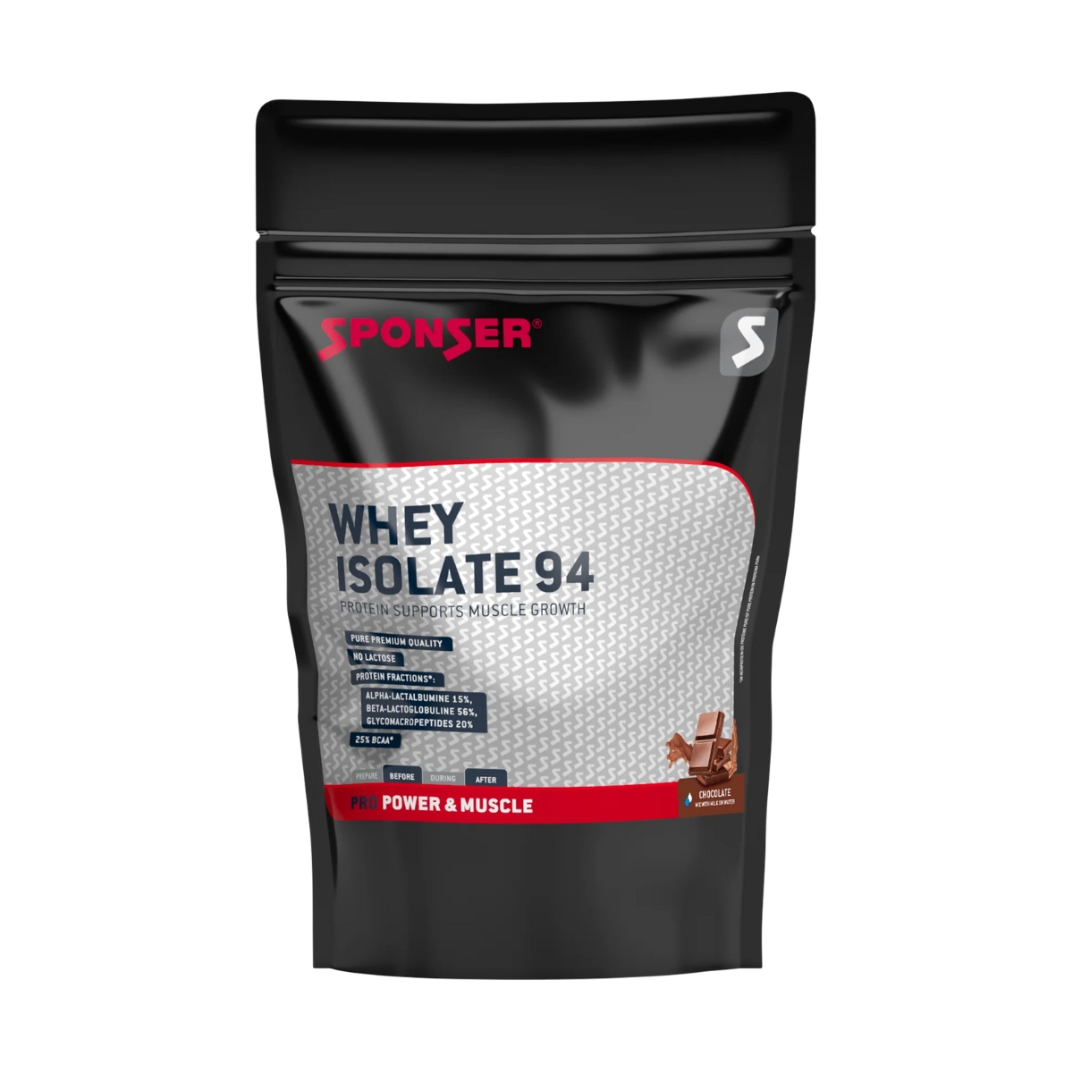 Sponser Whey Isolate 94 Pulver Chocolate 1500 g