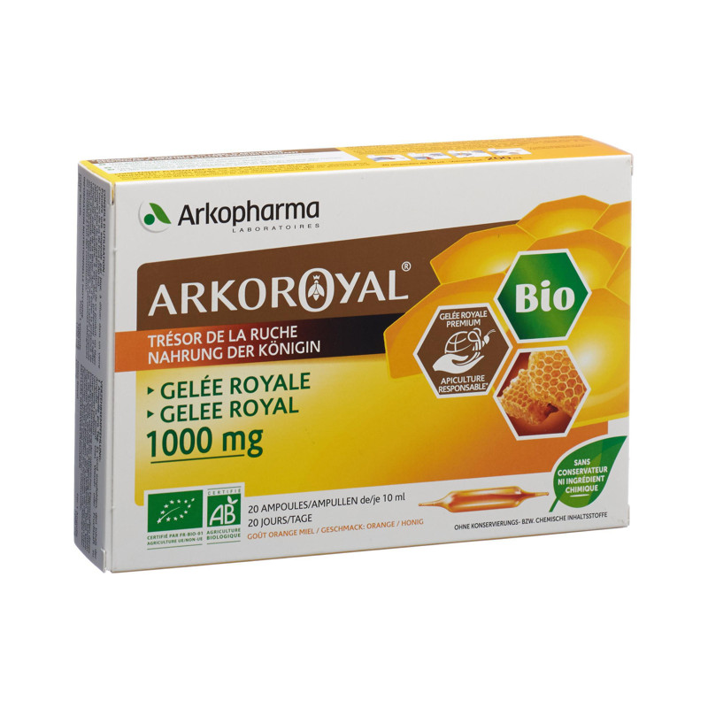 Arkoroyal Gelée Royale 1000 mg Bio Trinkampullen 20 Stück