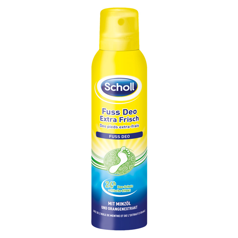 Scholl Fuss Deo Extra Frisch Aerosol Spray 150 ml Scholl Fuss Deo Extra Frisch Aerosol Spray 150 ml