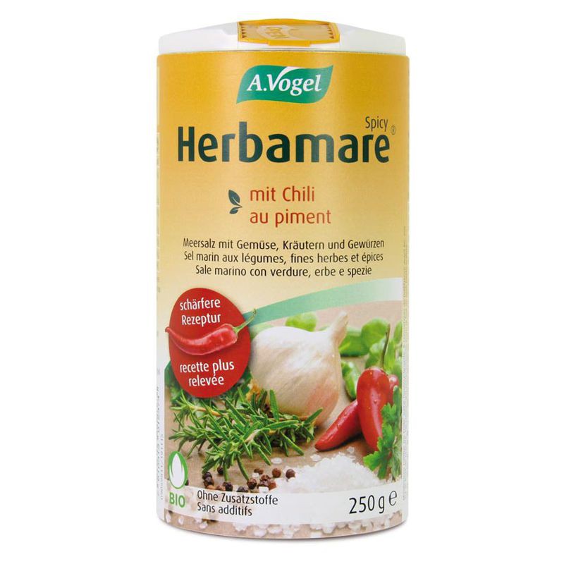 A.Vogel Herbamare Spicy Kräutersalz Dose 250 g A.Vogel Herbamare Spicy Kräutersalz Dose 250 g