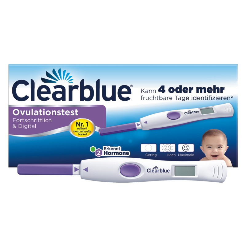 CLEARBLUE Digital Ovulationstest 10 Stück CLEARBLUE Digital Ovulationstest 10 Stück
