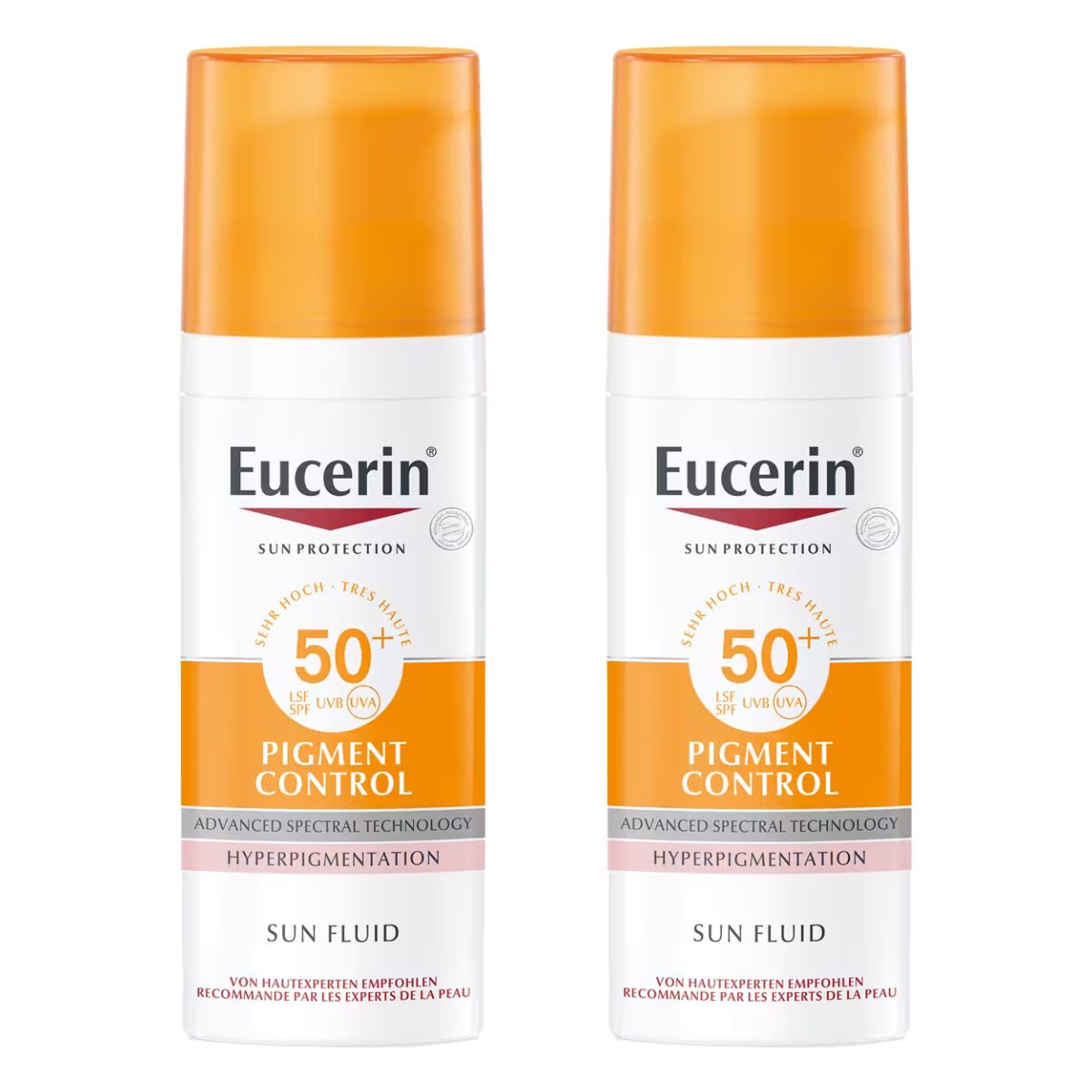 Eucerin Sun Face Pigment Control Fluid LSF50+ 2x 50 ml
