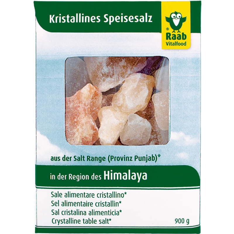 Raab Himalaya Salz Brocken Karton 900 g Raab Himalaya Salz Brocken Karton 900 g