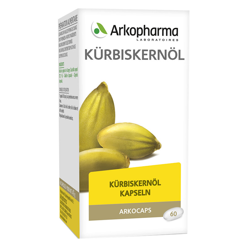 Arkocaps Kürbiskernöl Kapseln Bio 60 Stück Arkocaps Kürbiskernöl Kapseln Bio 60 Stück