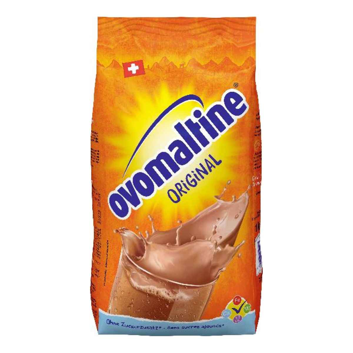 Ovomaltine Original en poudre, sachet de 1 kg
