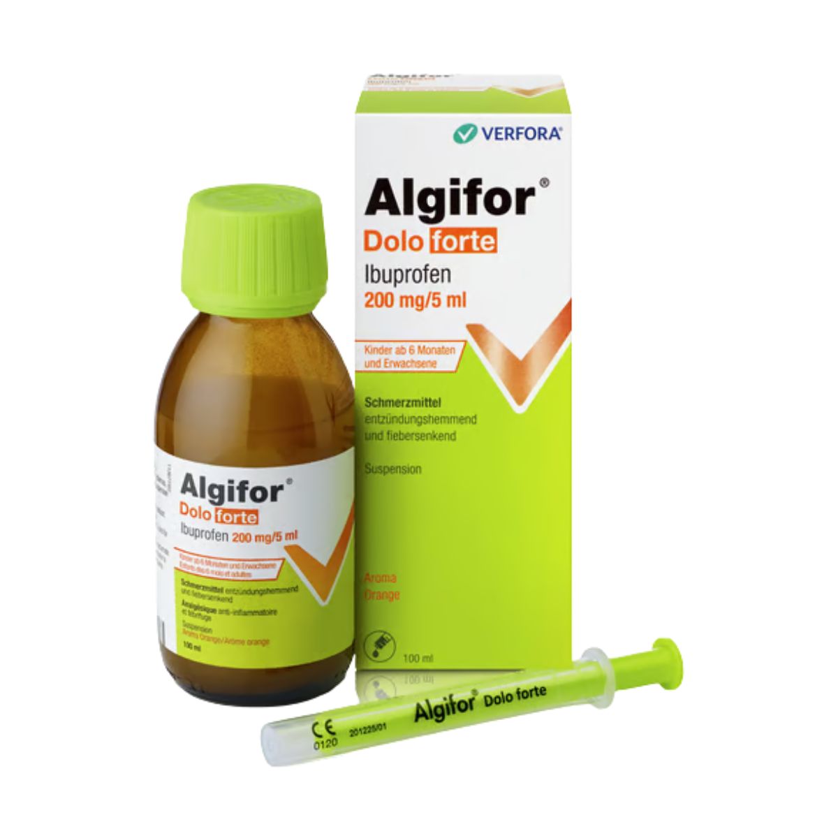 Algifor Dolo Forte Suspension 200 mg / 5 ml 100 ml