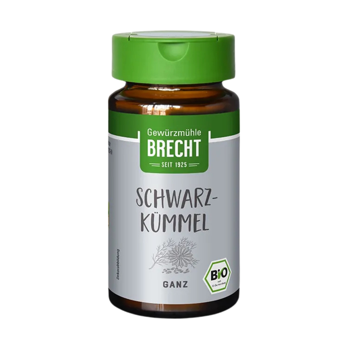 Brecht Schwarzkümmel ganz Bio Glas 40 g Brecht Schwarzkümmel ganz Bio Glas 40 g