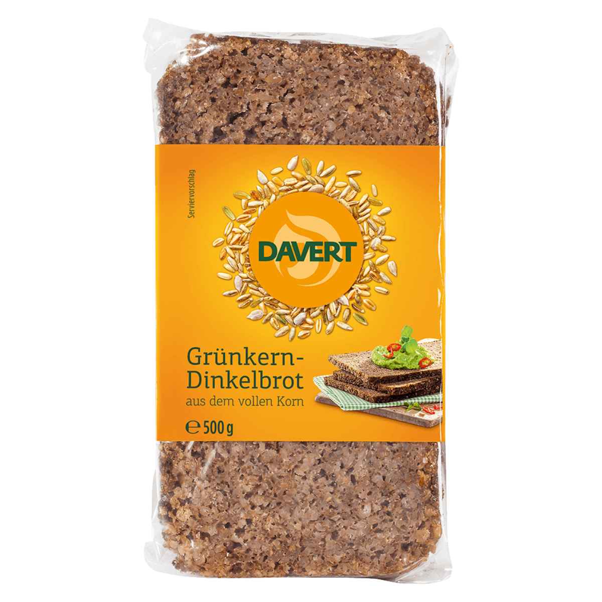 Davert Grünkern Dinkelbrot 500 g