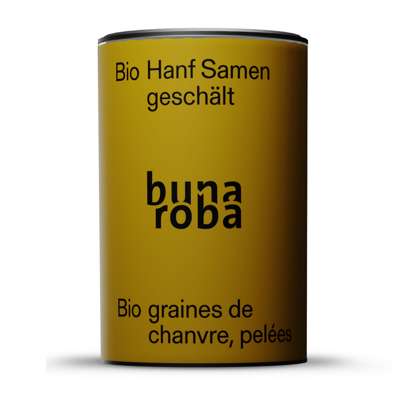Bunaroba Hanf Samen geschält Dose 200 g Bunaroba Hanf Samen geschält Dose 200 g