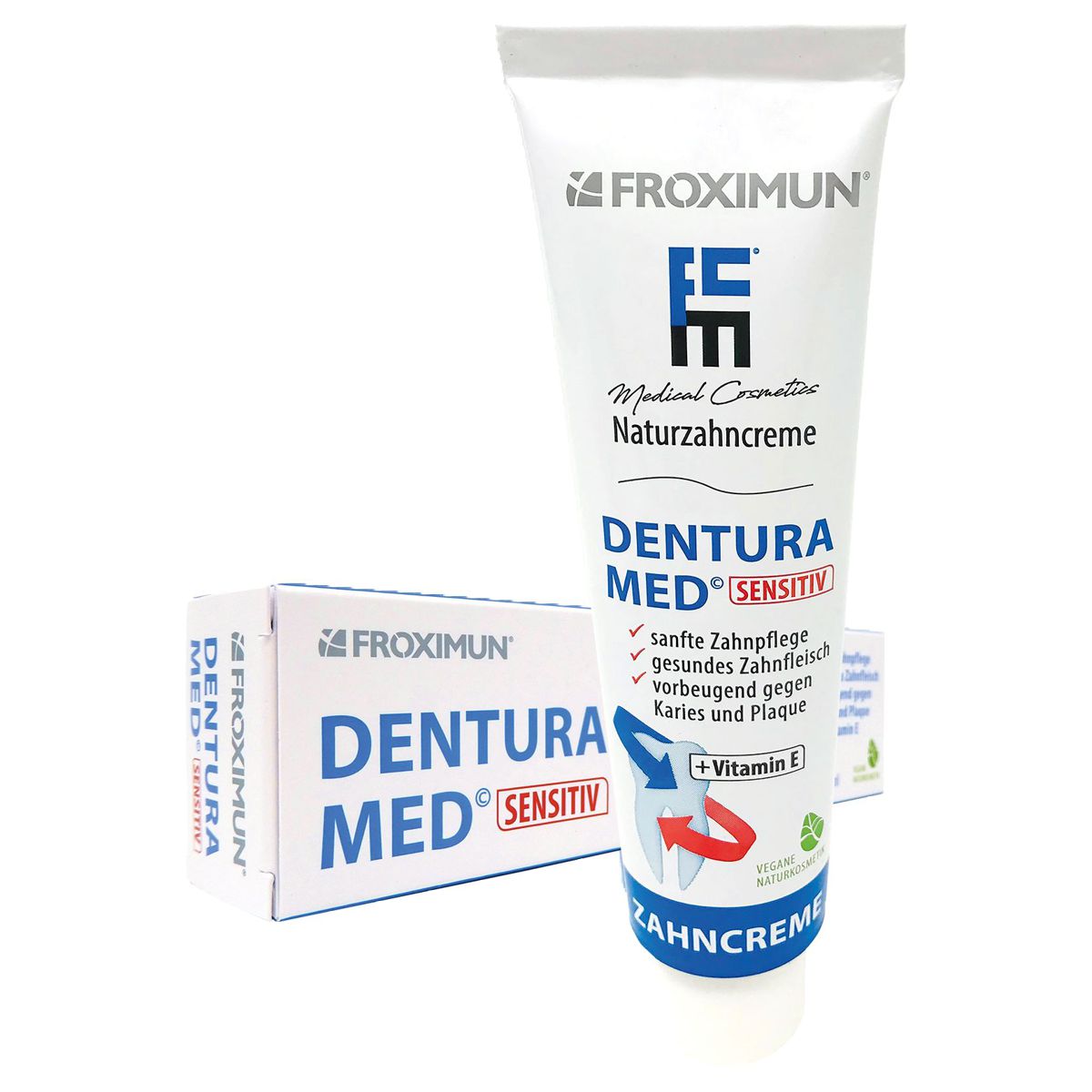 Froximun Dentura Med sensitiv Tube 75 ml Froximun Dentura Med sensitiv Tube 75 ml