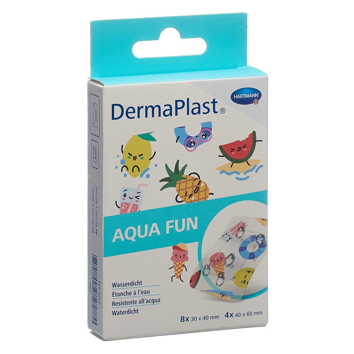 Dermaplast Aqua Fun Pflaster im lustigen Design - Wasserdicht