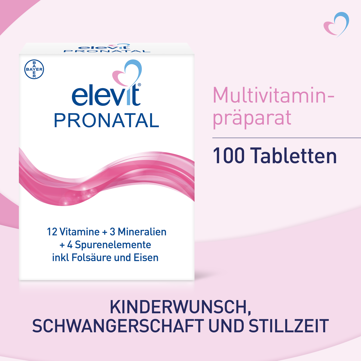 Elevit Pronatal Multivitaminpräparat für die Schwangerschaft