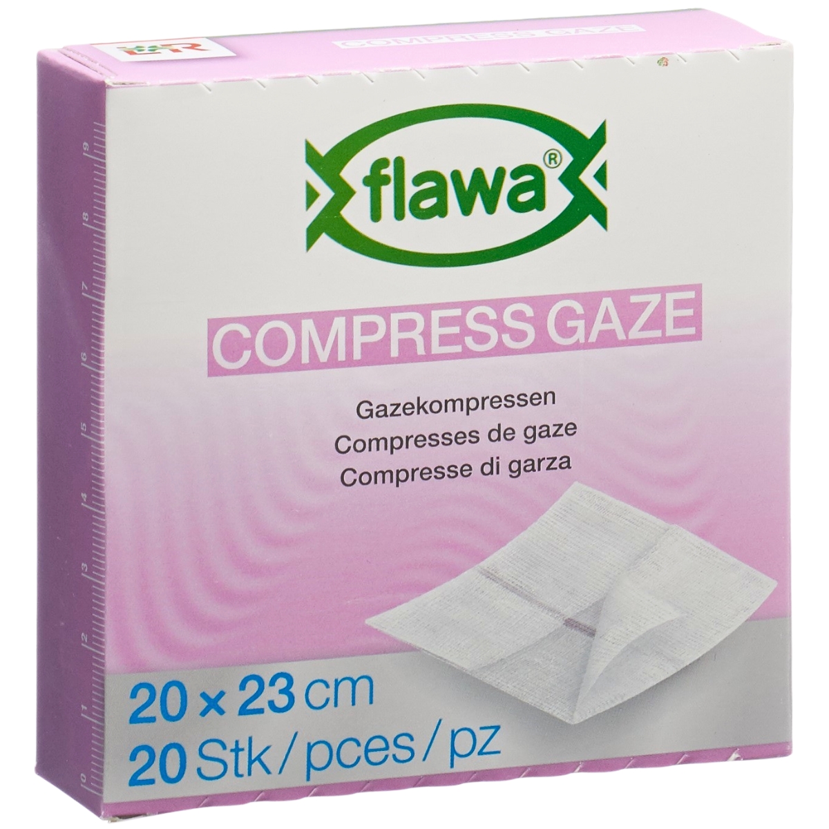Image of Flawa Gazekompressen geschnitten 20 x 23 cm 20 Stück