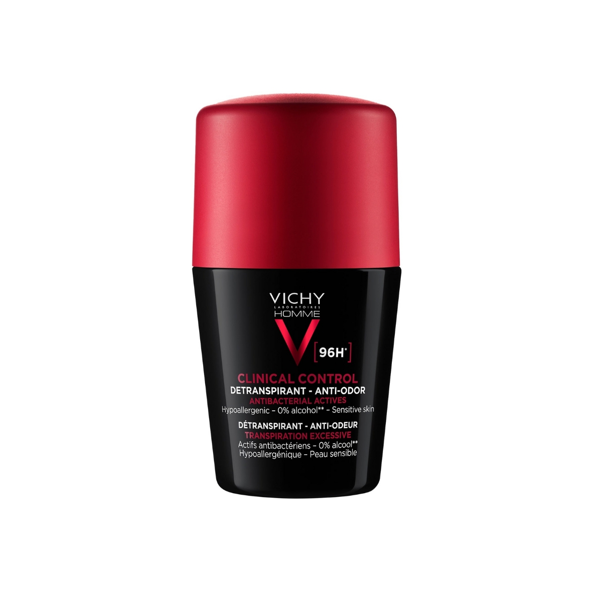 Vichy Homme Déodorant à bille contrôle clinique 96H 50 ml Vichy Homme Déodorant à bille contrôle clinique 96H 50 ml