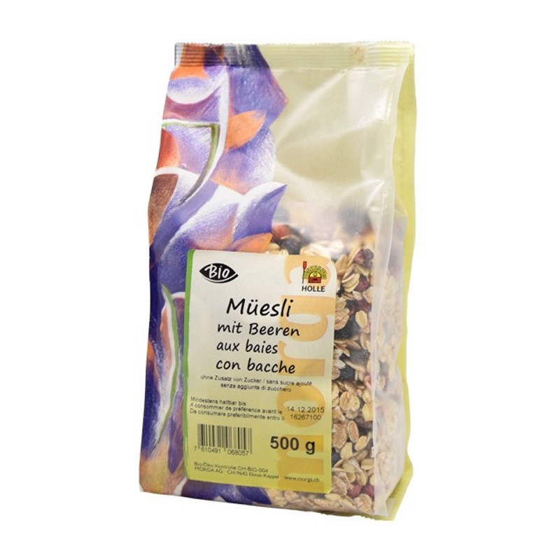 MORGA Müesli mit Beeren Bio Btl 500 g MORGA Müesli mit Beeren Bio Btl 500 g