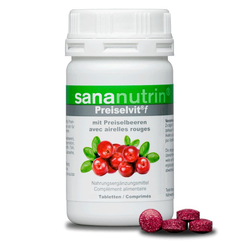SANANUTRIN Preiselvit f Tabletten SANANUTRIN Preiselvit f Tabletten