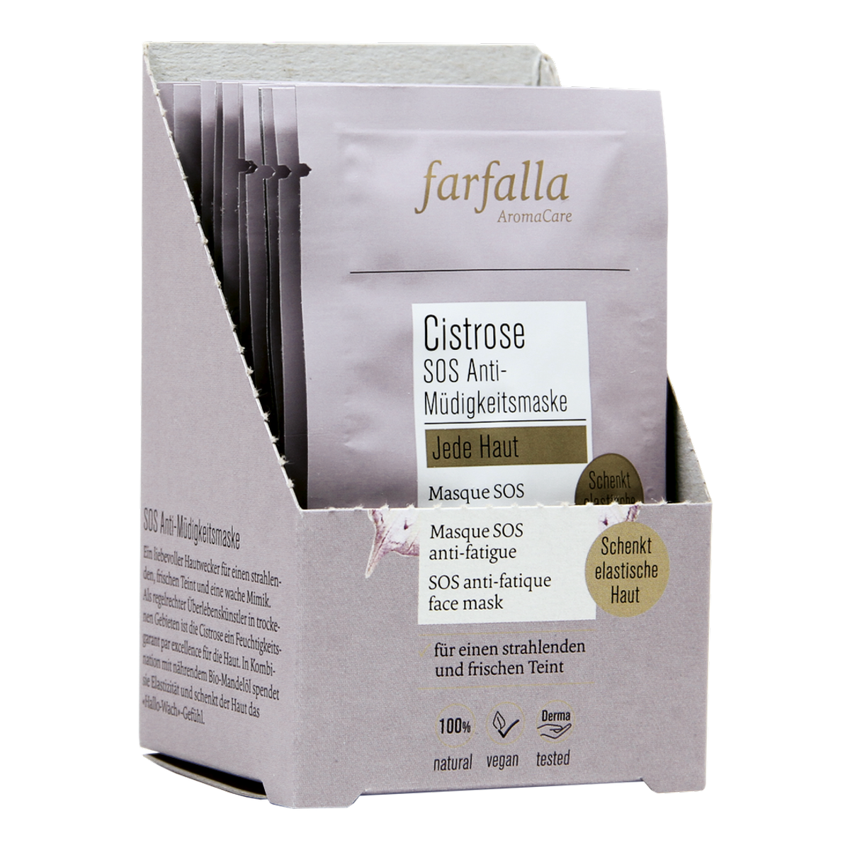 FARFALLA SOS Anti-Müdigkeitsmaske Cistrose 10 x 7 ml FARFALLA SOS Anti-Müdigkeitsmaske Cistrose 10 x 7 ml
