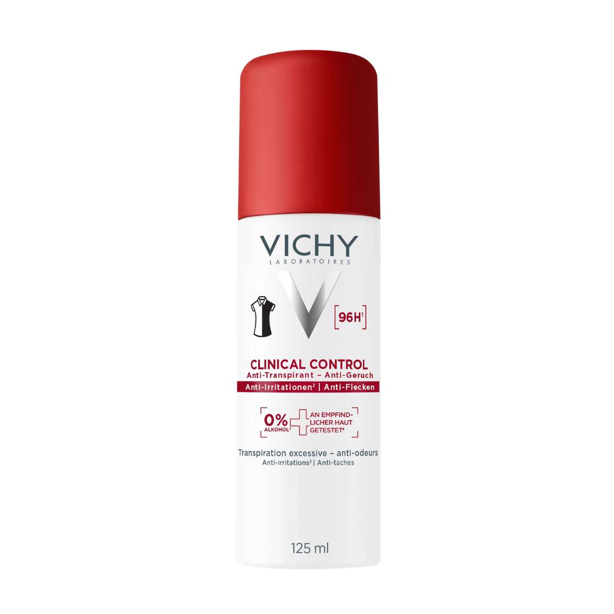 Vichy Déodorant Ato 96H Contrôle Clinique Spray 125 ml