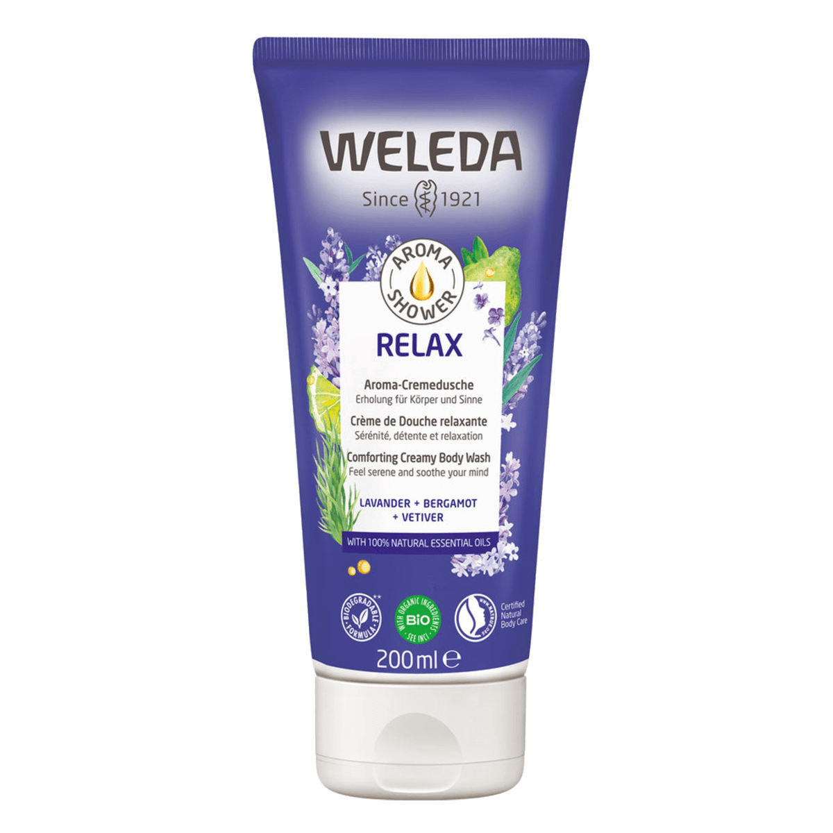 Weleda Aroma Shower Relax Tube 200 ml Weleda Aroma Shower Relax Tube 200 ml